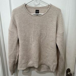 Womens Cream Beige Gap Sweater. Size Large